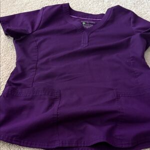 Vibrant Purple women’s scrub top